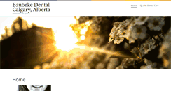 Desktop Screenshot of baubekdental.com
